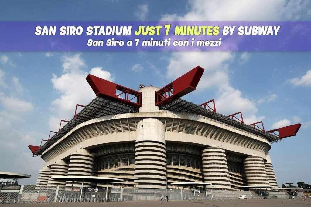 San Siro A 7 Minuti Stanza Top Con Zone Comuni Milan Luaran gambar